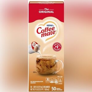 Brand New-Nestle Coffee mate Liquid Coffee Creamer Singles, Original, 50 Ct Box
